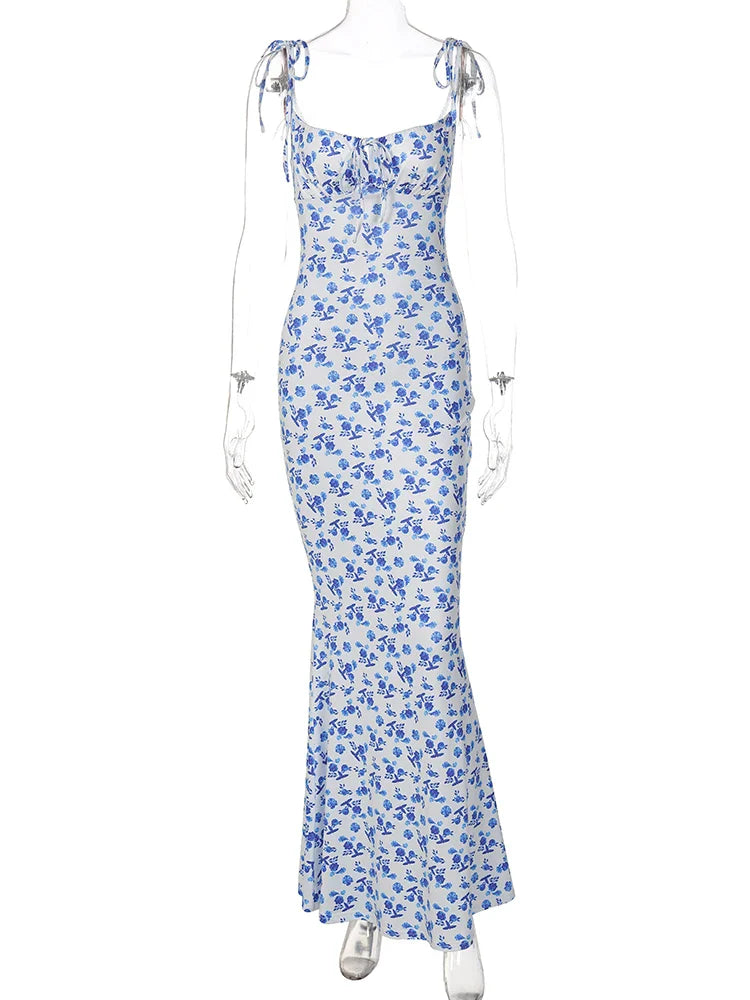 Elegant Floral Maxi Dress